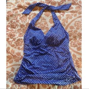 L.L. Bean Halter Tankini Swimsuit Top